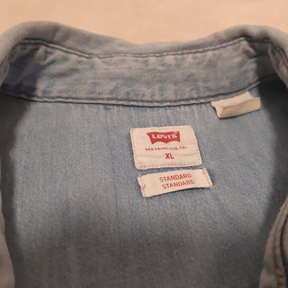 Levi's Shirt Style Jeans Rétro Lightweight XL Women - Picture 4 of 8